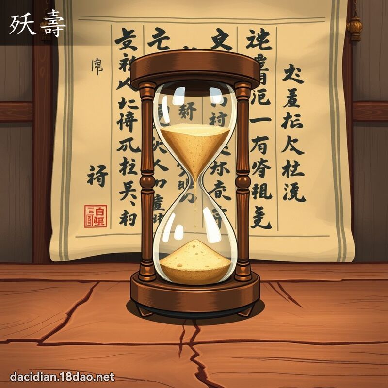 殀壽 - 國語大辭典配圖