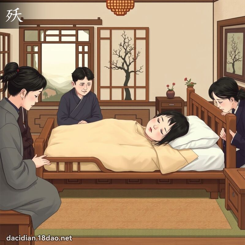 殀 - 國語大辭典配圖