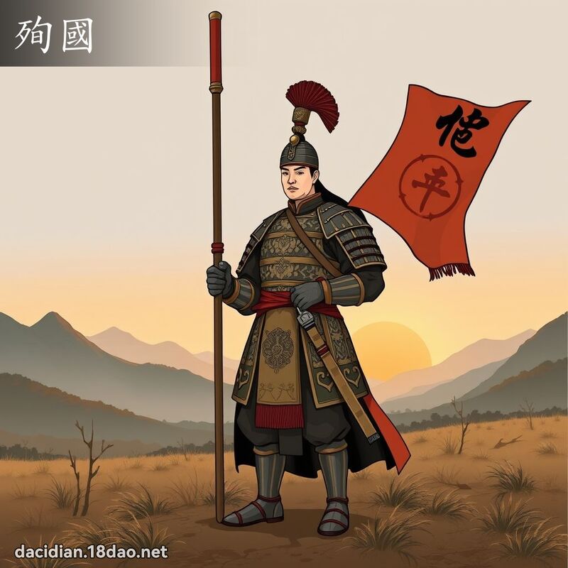 殉國 - 國語大辭典配圖