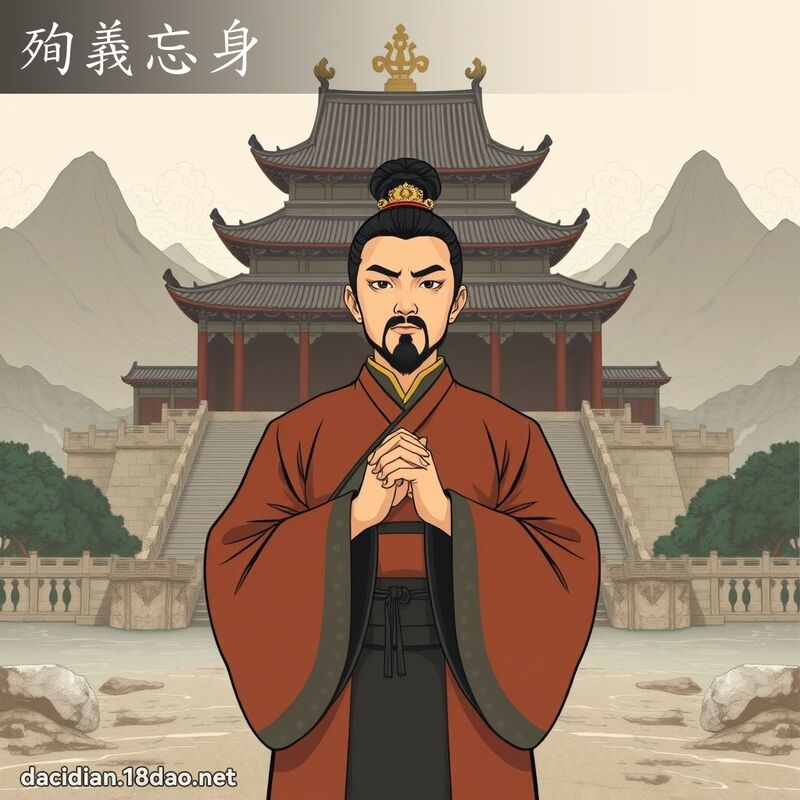 殉義忘身 - 國語大辭典配圖