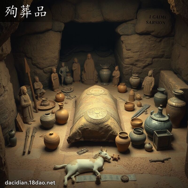 殉葬品 - 國語大辭典配圖