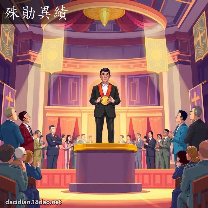 殊勛异绩 - 国语大辞典配图