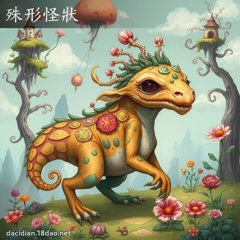 殊形怪狀 - 國語大辭典配圖