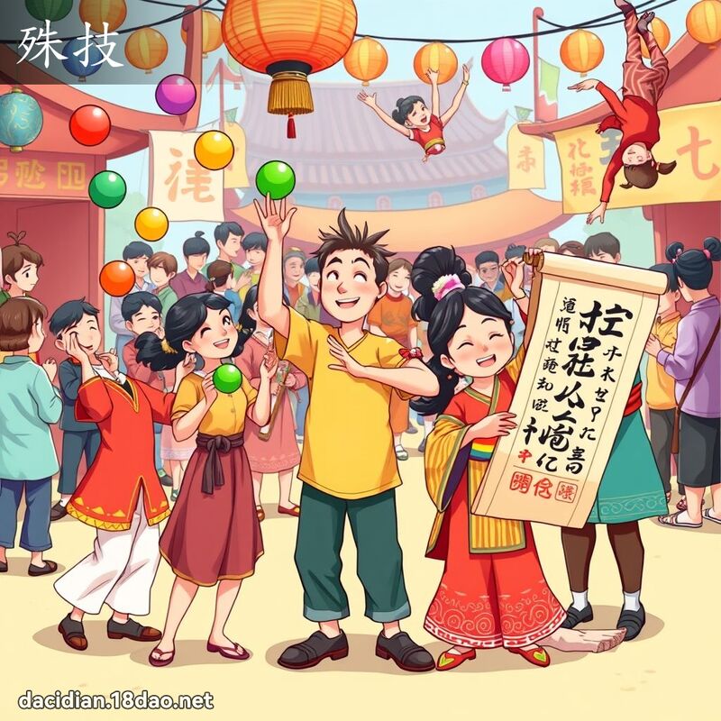 殊技 - 國語大辭典配圖