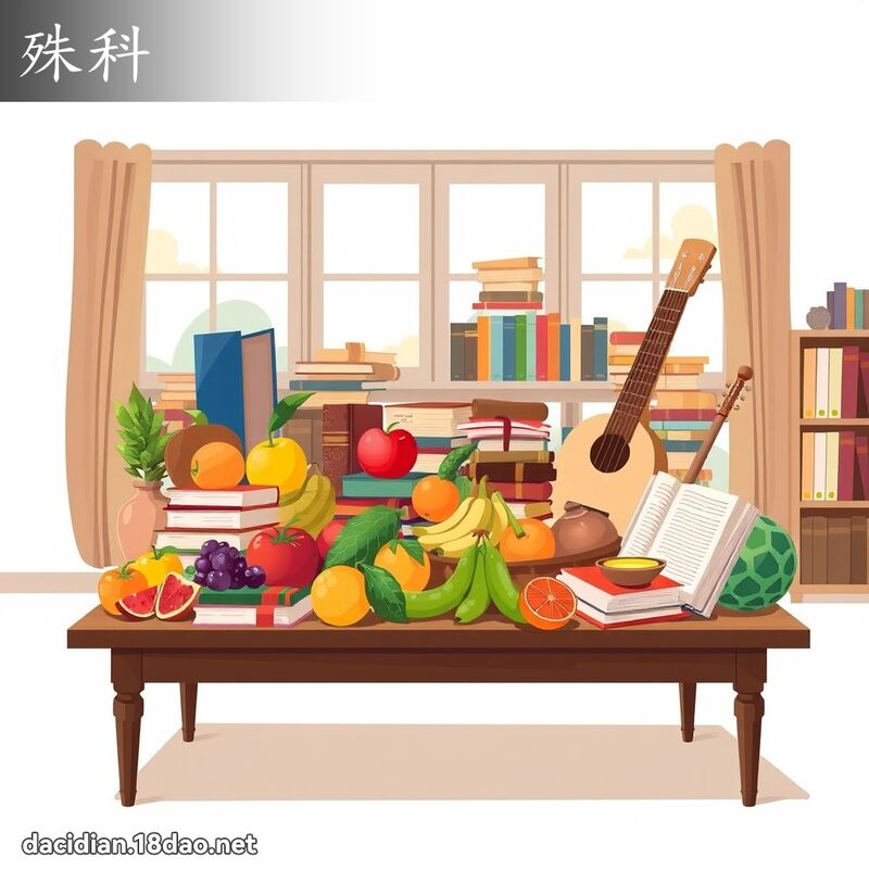 殊科 - 国语大辞典配图