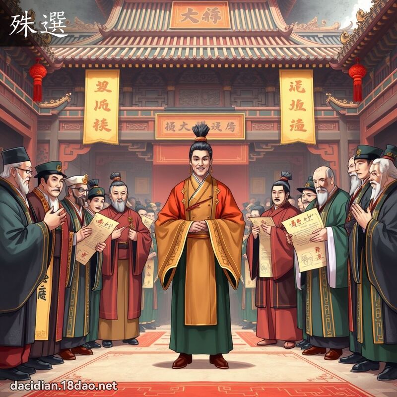 殊選 - 國語大辭典配圖