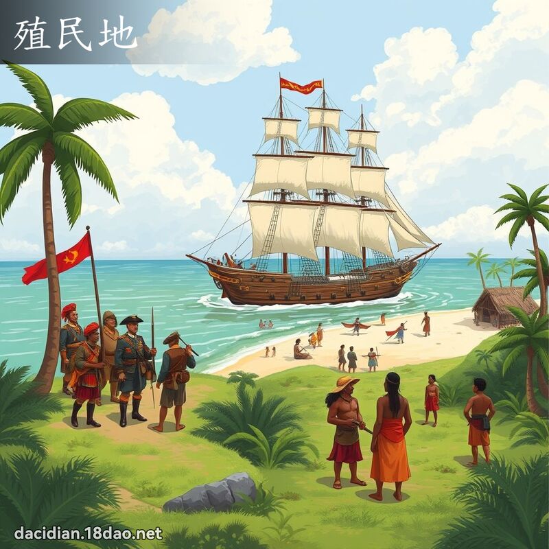 殖民地 - 国语大辞典配图