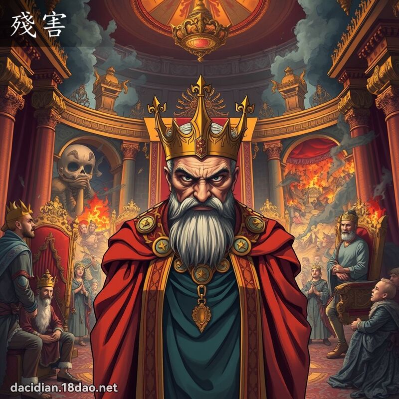 残害 - 国语大辞典配图