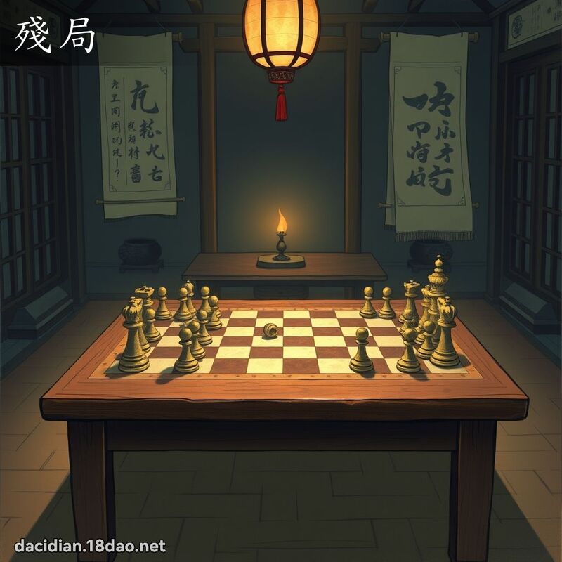殘局 - 國語大辭典配圖