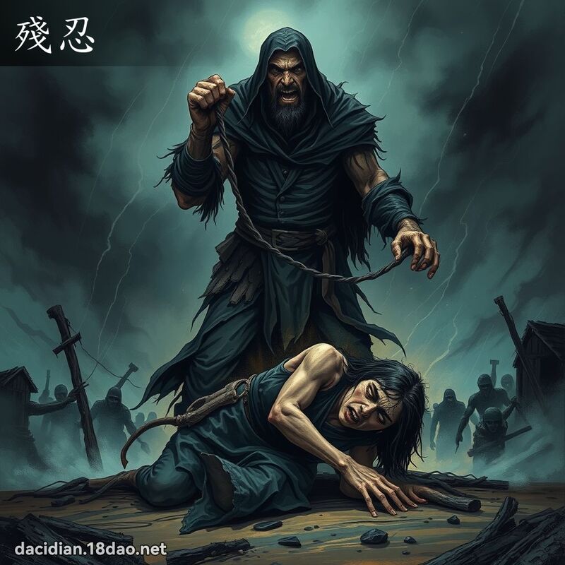 殘忍 - 國語大辭典配圖
