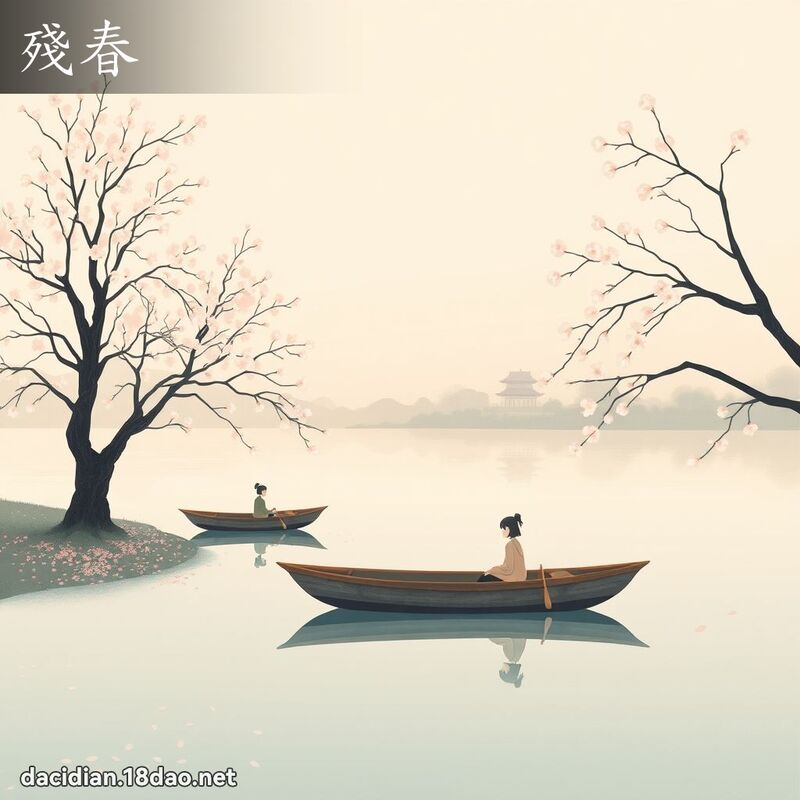 殘春 - 國語大辭典配圖