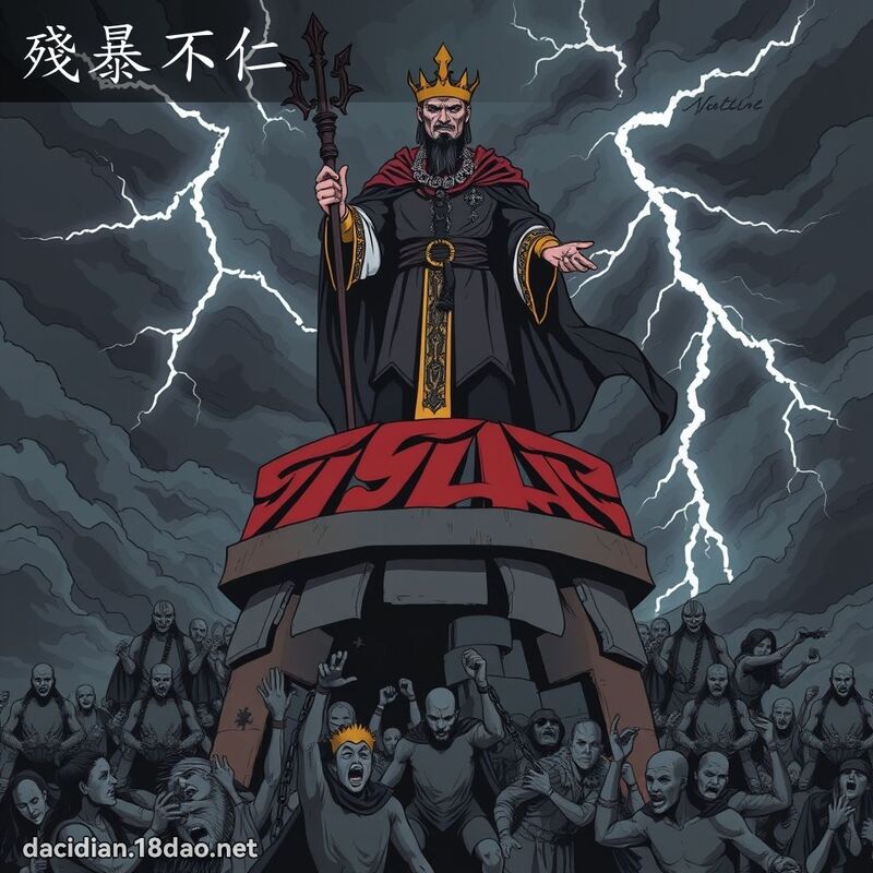 殘暴不仁 - 國語大辭典配圖