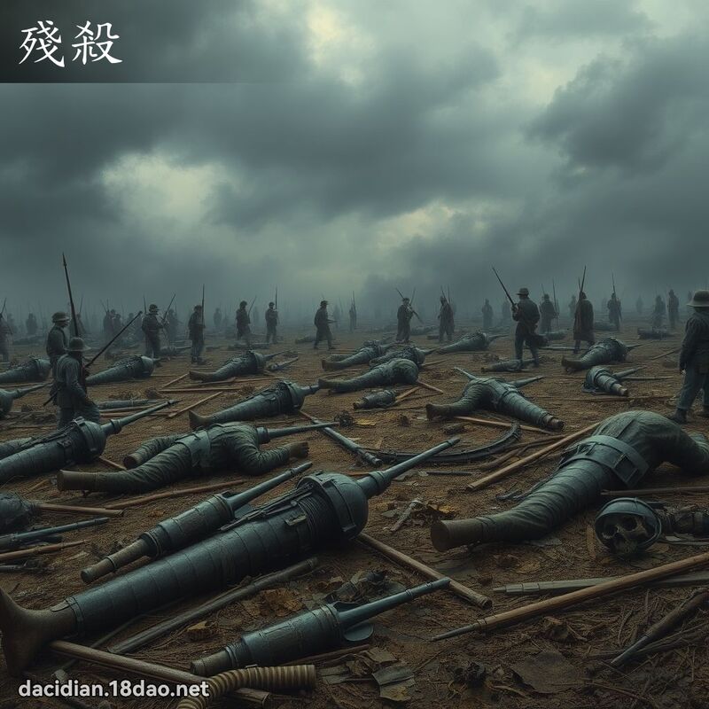殘殺 - 國語大辭典配圖