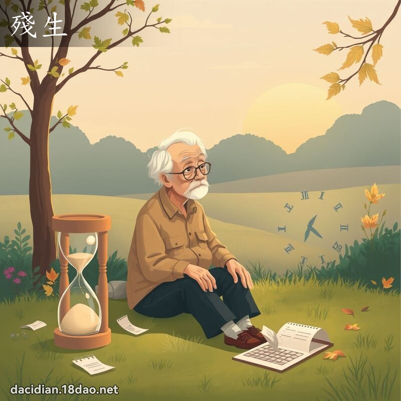 殘生 - 國語大辭典配圖