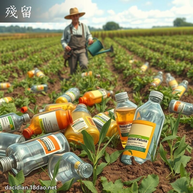 殘留 - 國語大辭典配圖