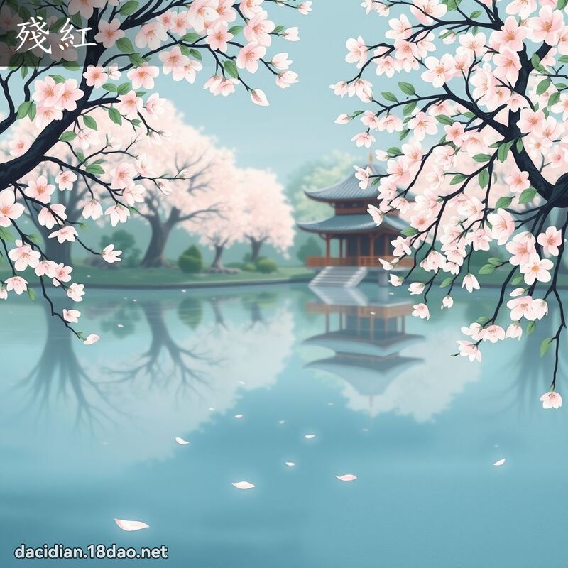 殘紅 - 國語大辭典配圖