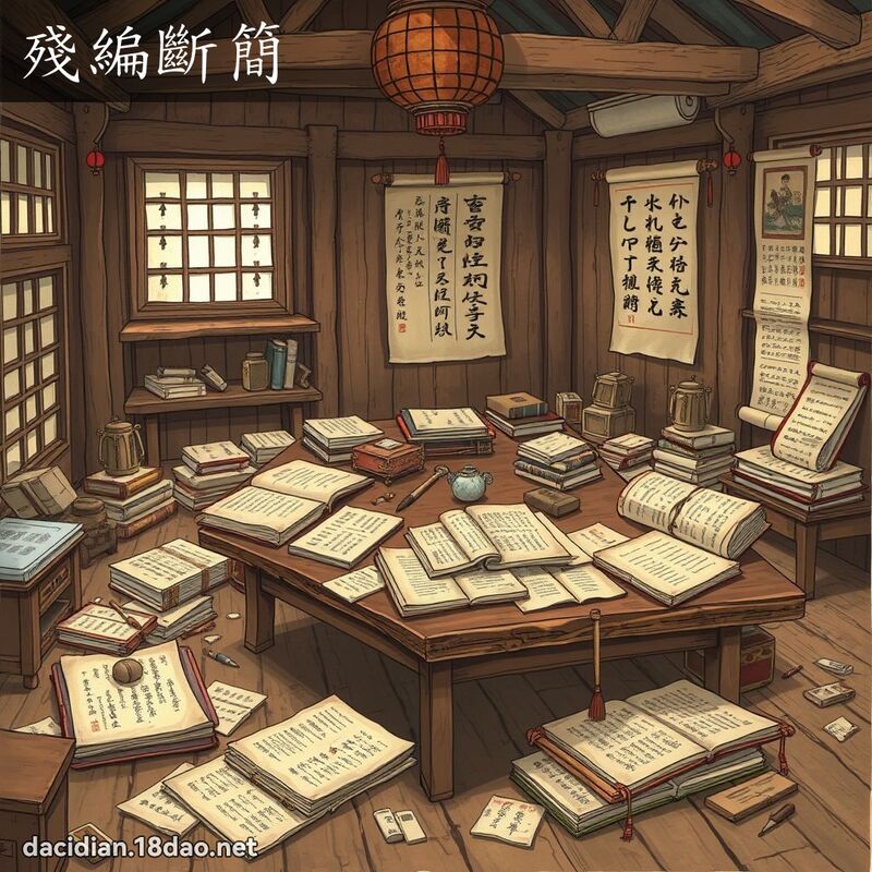 残编断简 - 国语大辞典配图