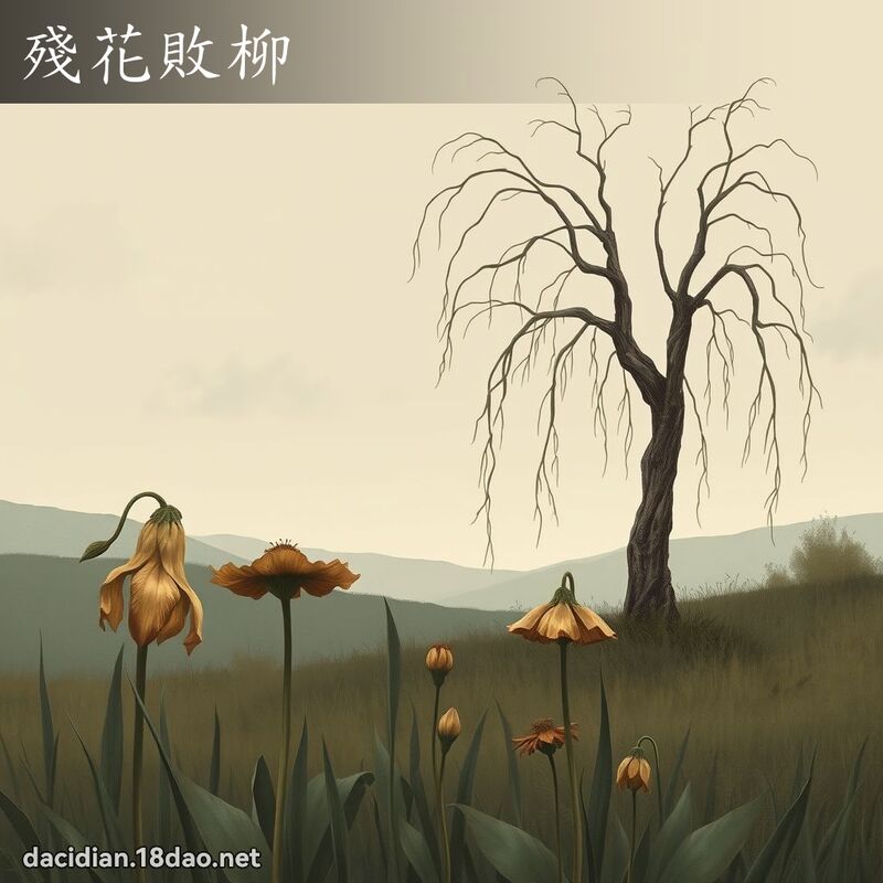 残花败柳 - 国语大辞典配图