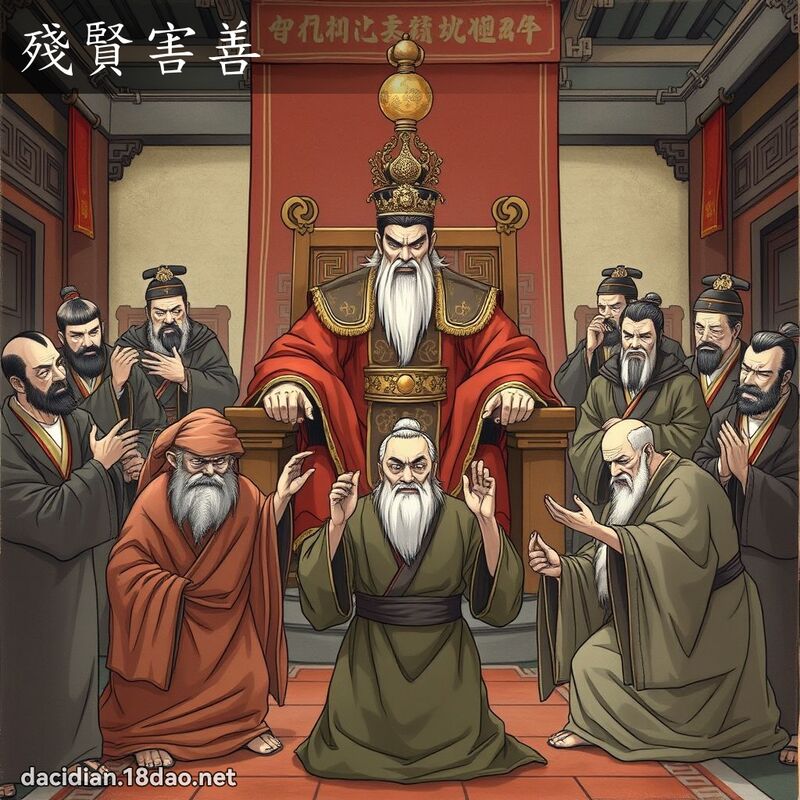 殘賢害善 - 國語大辭典配圖