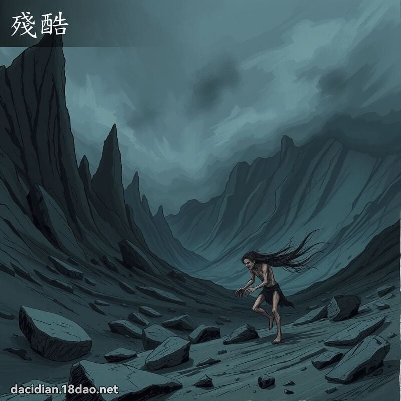 殘酷 - 國語大辭典配圖