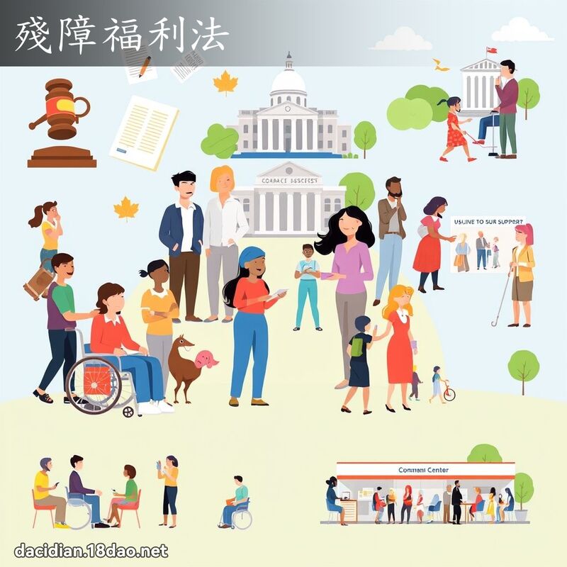 殘障福利法 - 國語大辭典配圖