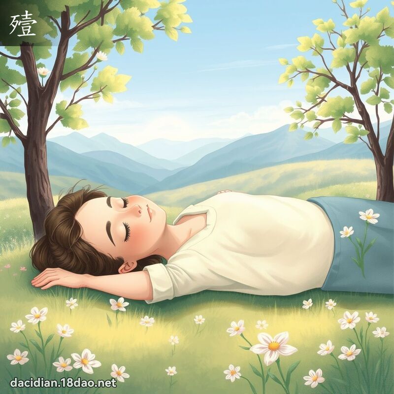 殪 - 國語大辭典配圖