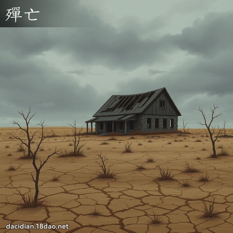 殫亡 - 国语大辞典配图