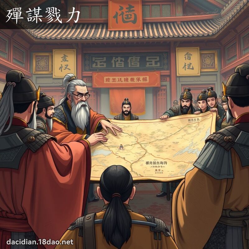 殫谋戮力 - 国语大辞典配图