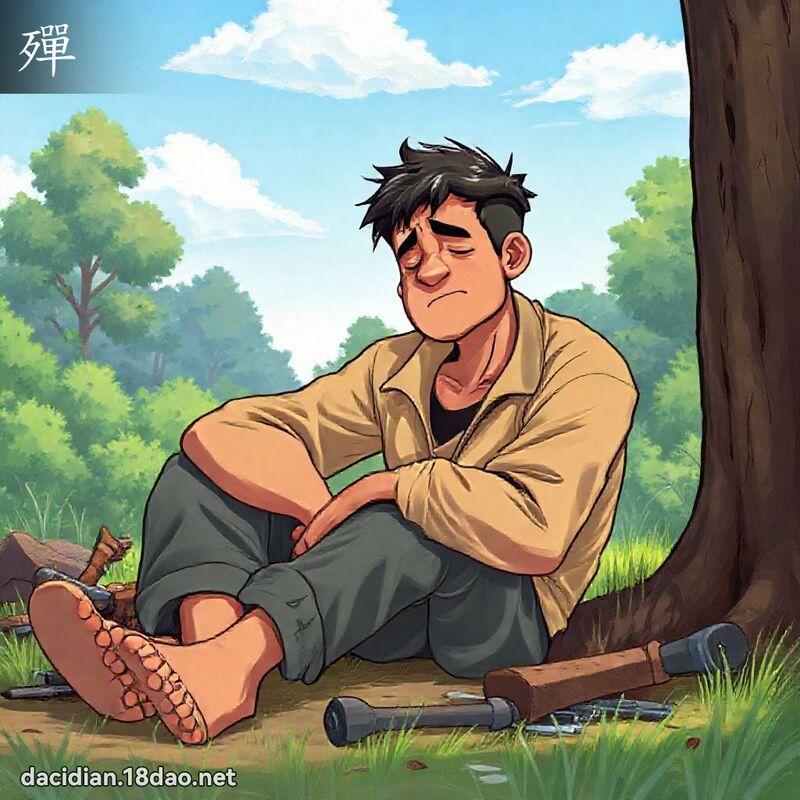 殫 - 国语大辞典配图