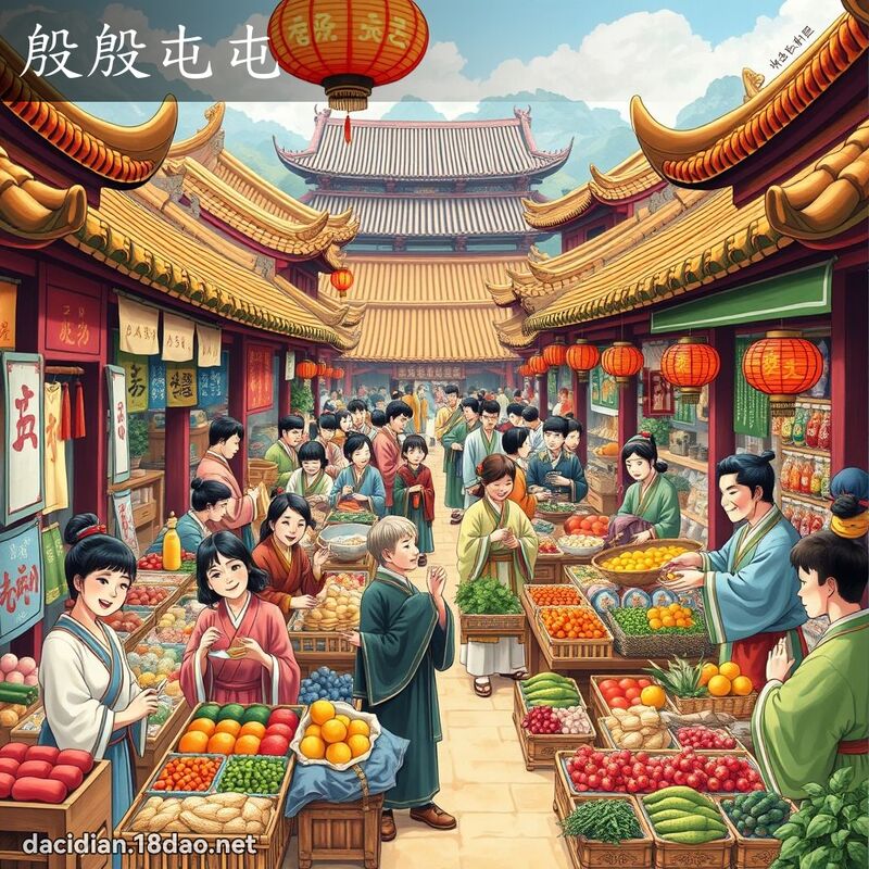 殷殷屯屯 - 國語大辭典配圖