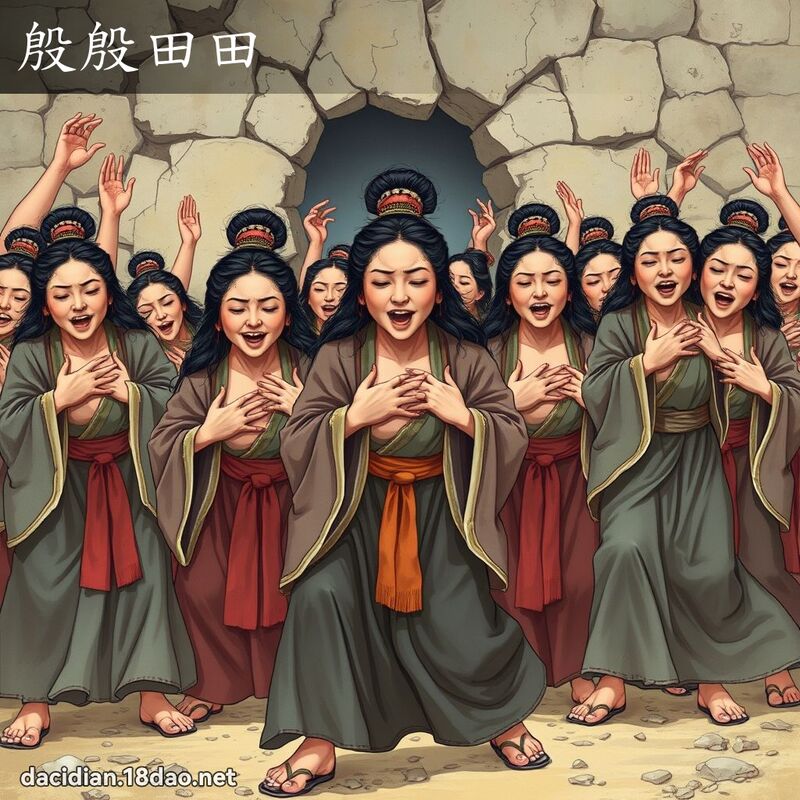 殷殷田田 - 國語大辭典配圖