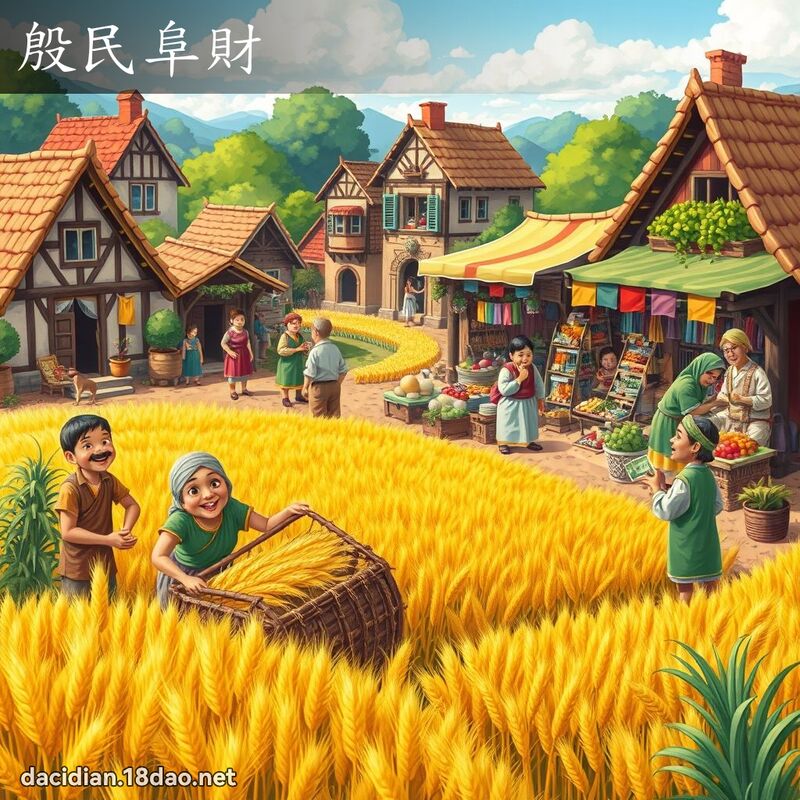 殷民阜財 - 國語大辭典配圖