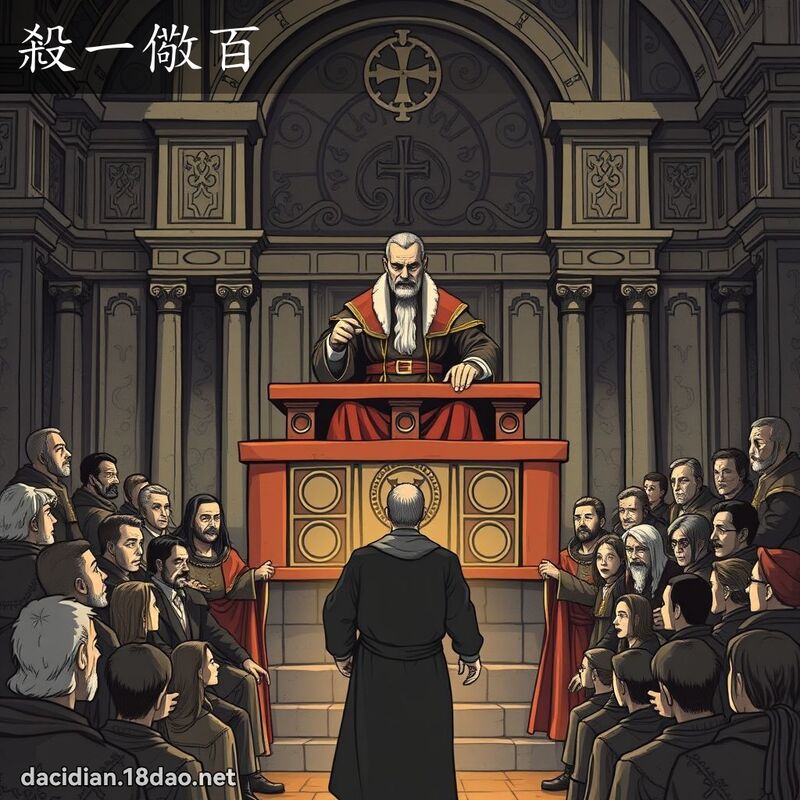殺一儆百 - 國語大辭典配圖