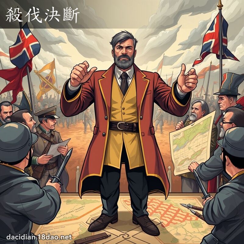 殺伐決斷 - 國語大辭典配圖