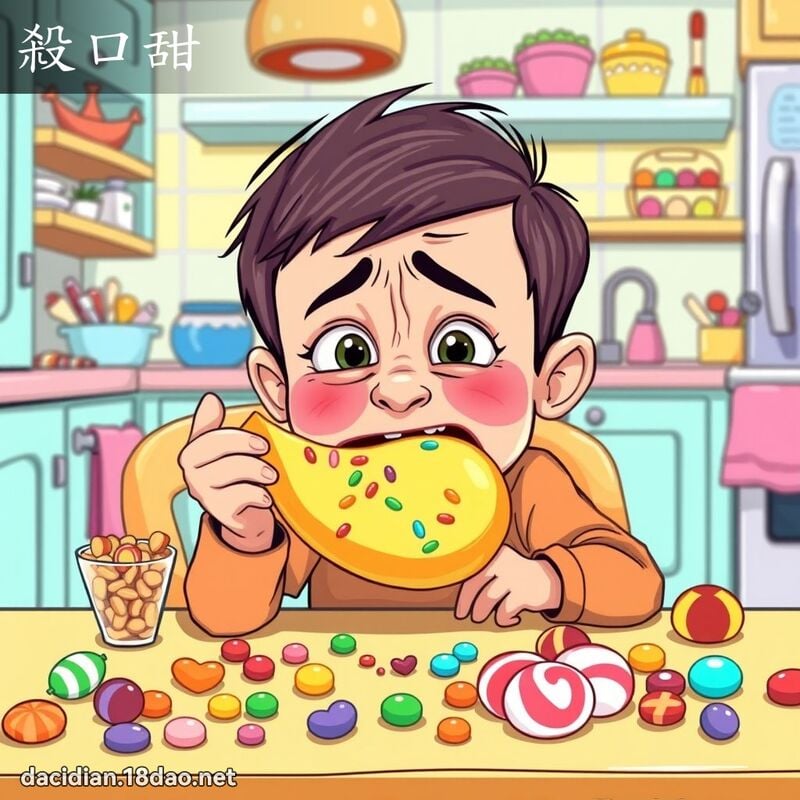 殺口甜 - 國語大辭典配圖