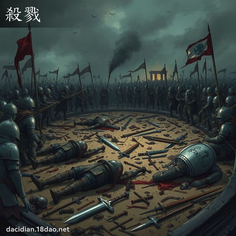 殺戮 - 國語大辭典配圖