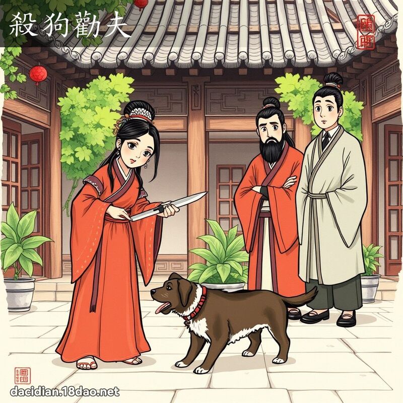 殺狗勸夫 - 國語大辭典配圖