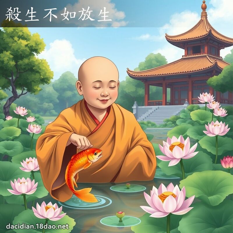 殺生不如放生 - 國語大辭典配圖