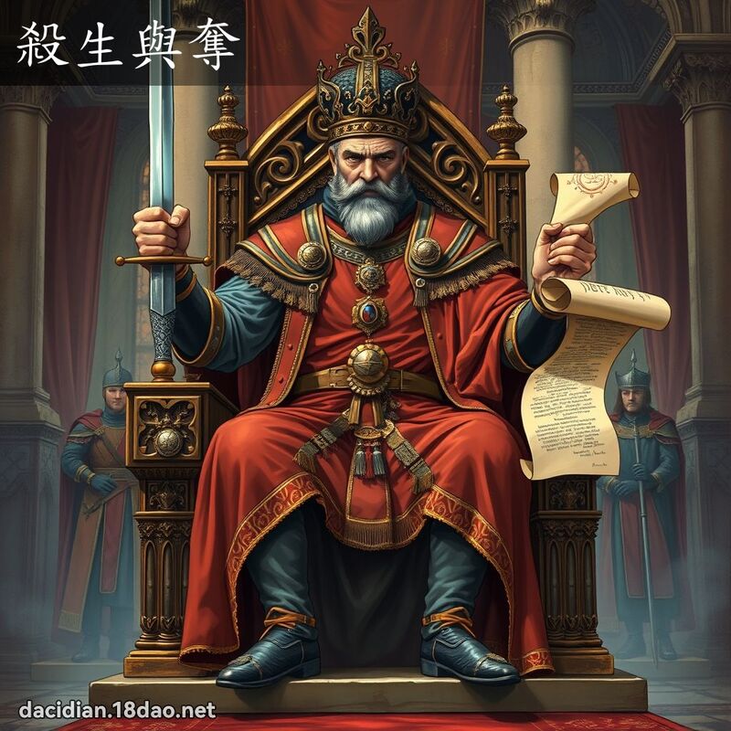 杀生与夺 - 国语大辞典配图