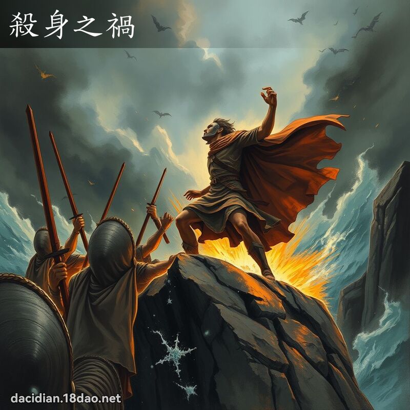 杀身之祸 - 国语大辞典配图