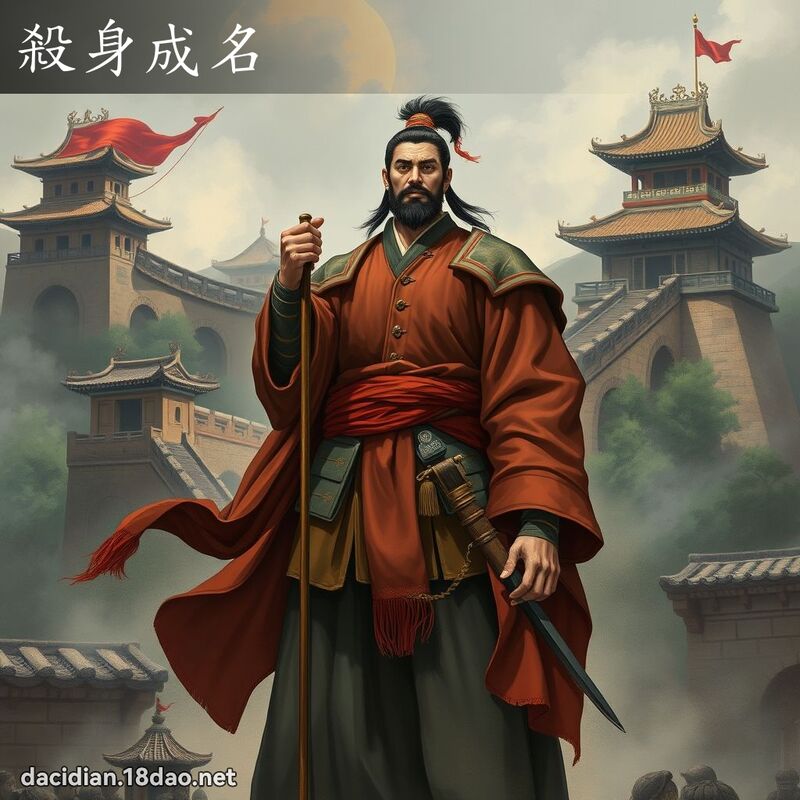 殺身成名 - 國語大辭典配圖