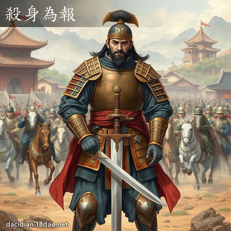 殺身為報 - 國語大辭典配圖