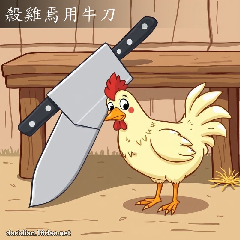 杀鸡焉用牛刀 - 国语大辞典配图