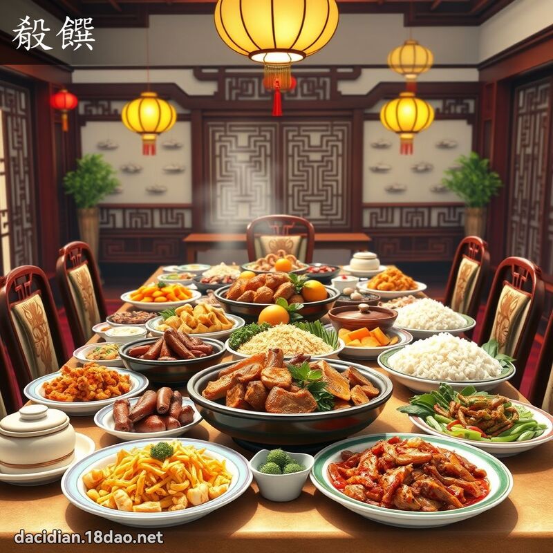 殽饌 - 國語大辭典配圖
