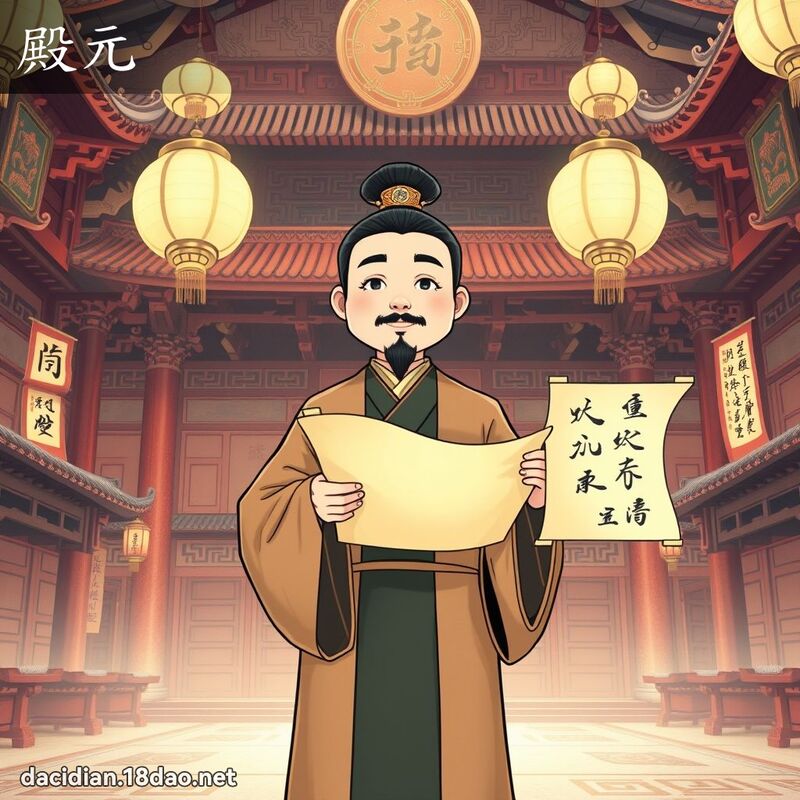 殿元 - 國語大辭典配圖