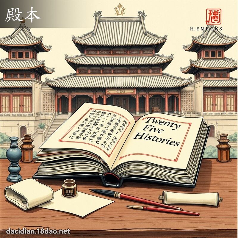 殿本 - 國語大辭典配圖