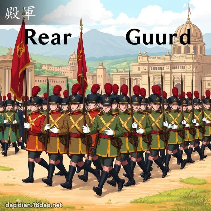 殿军 - 国语大辞典配图