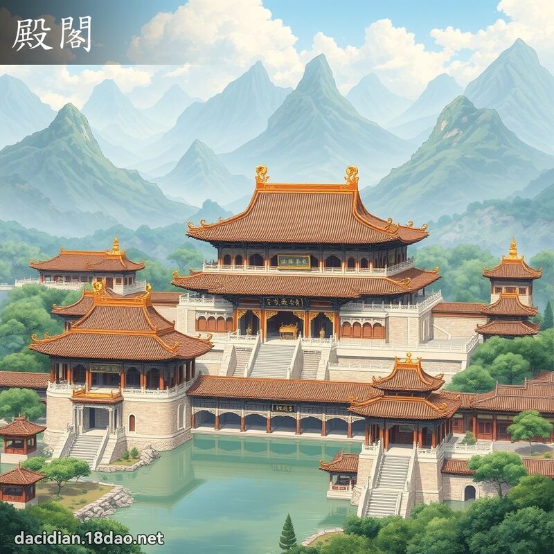 殿阁 - 国语大辞典配图