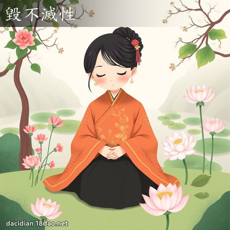 毀不滅性 - 國語大辭典配圖