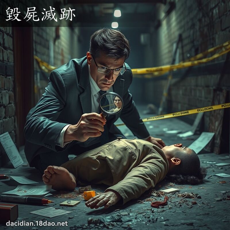 毀屍滅跡 - 國語大辭典配圖